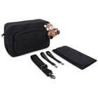 Black Logo Red Panda Baby Changing Bag, 1, hi-res