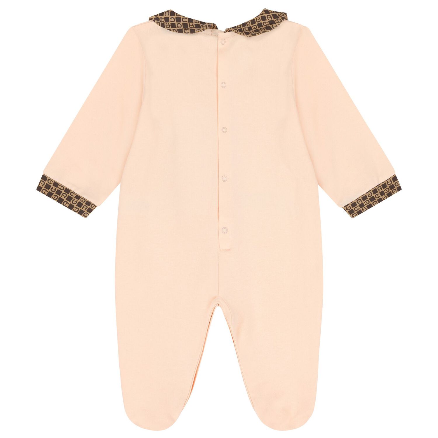 Baby Girls Pink Teddy Bear Logo Babygrow Set, 1, hi-res