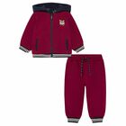 Younger Boys Red & Navy Reversible Tracksuit, 1, hi-res