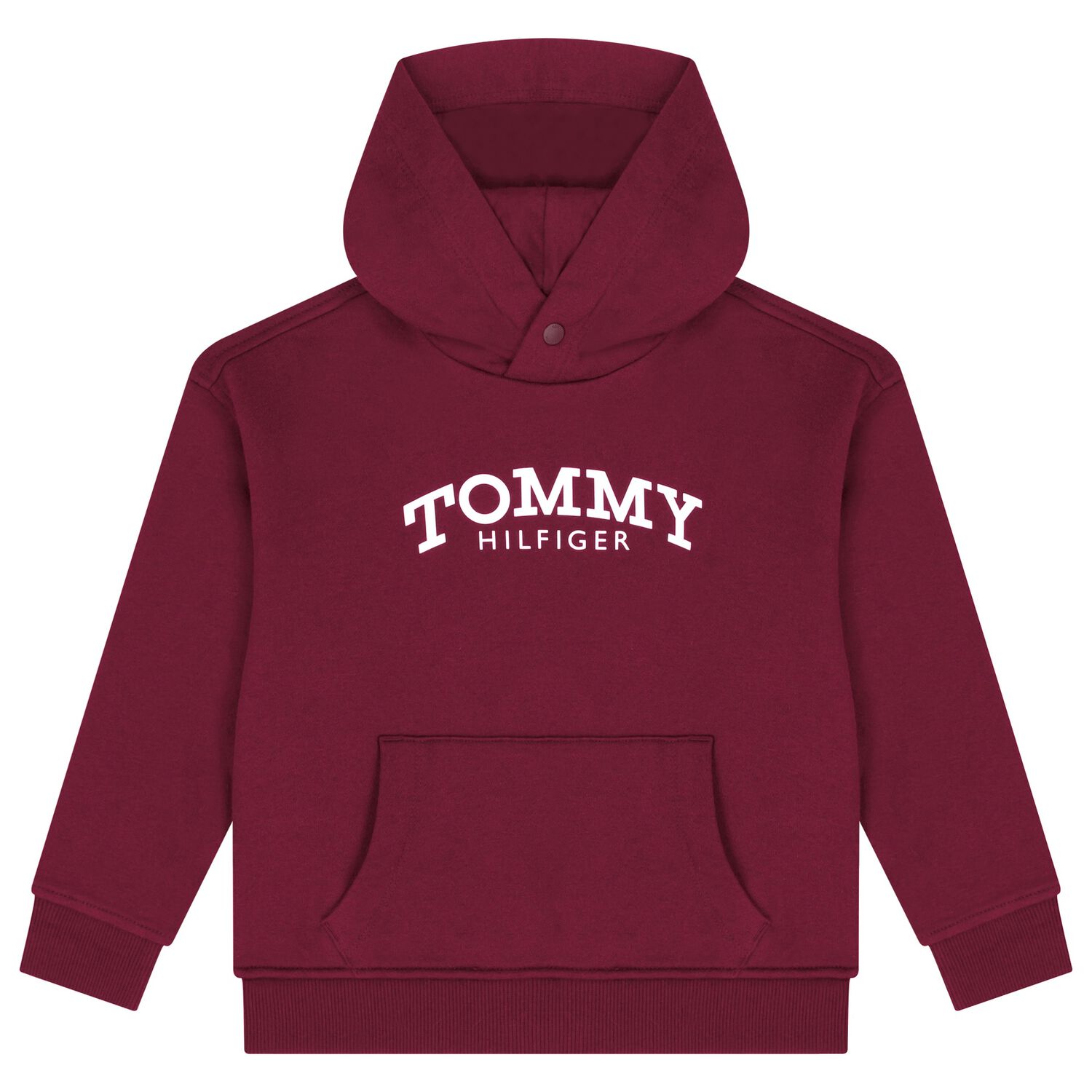 Boys Red Logo Hooded Top, 3, hi-res