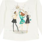 توب بنات  بأكمام مطرز بالترتر باللون العاجي , 1, hi-res