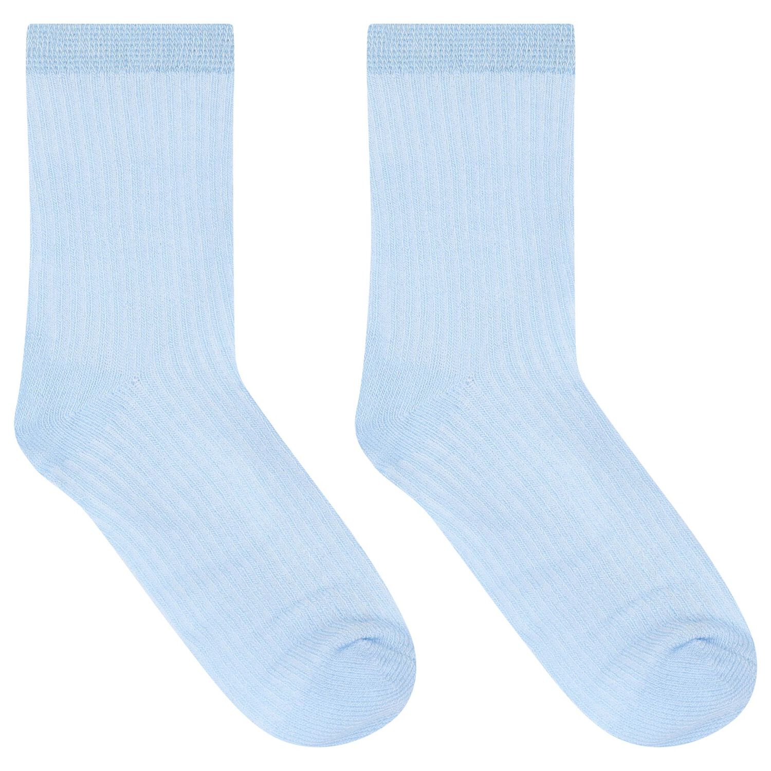 Baby Boys Blue, White & Beige Socks (6 Pack), 2, hi-res image number null