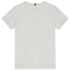 Boys Grey Logo T-Shirt, 2, hi-res