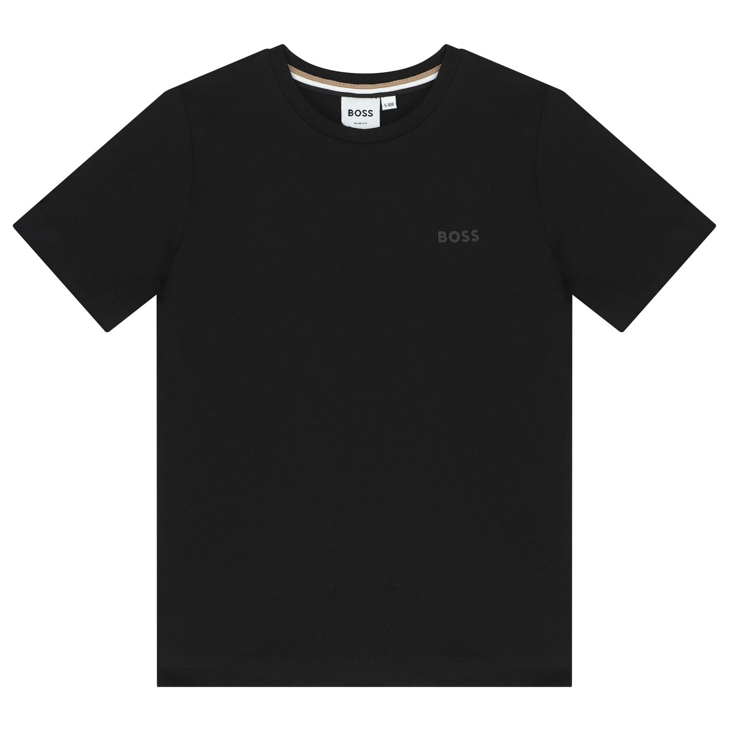 Boys Black Logo T-Shirt, 1, hi-res image number null