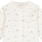 افرول بطبعه قطار باللون البيج والابيض ( 2 قطعه ) , 1, hi-res