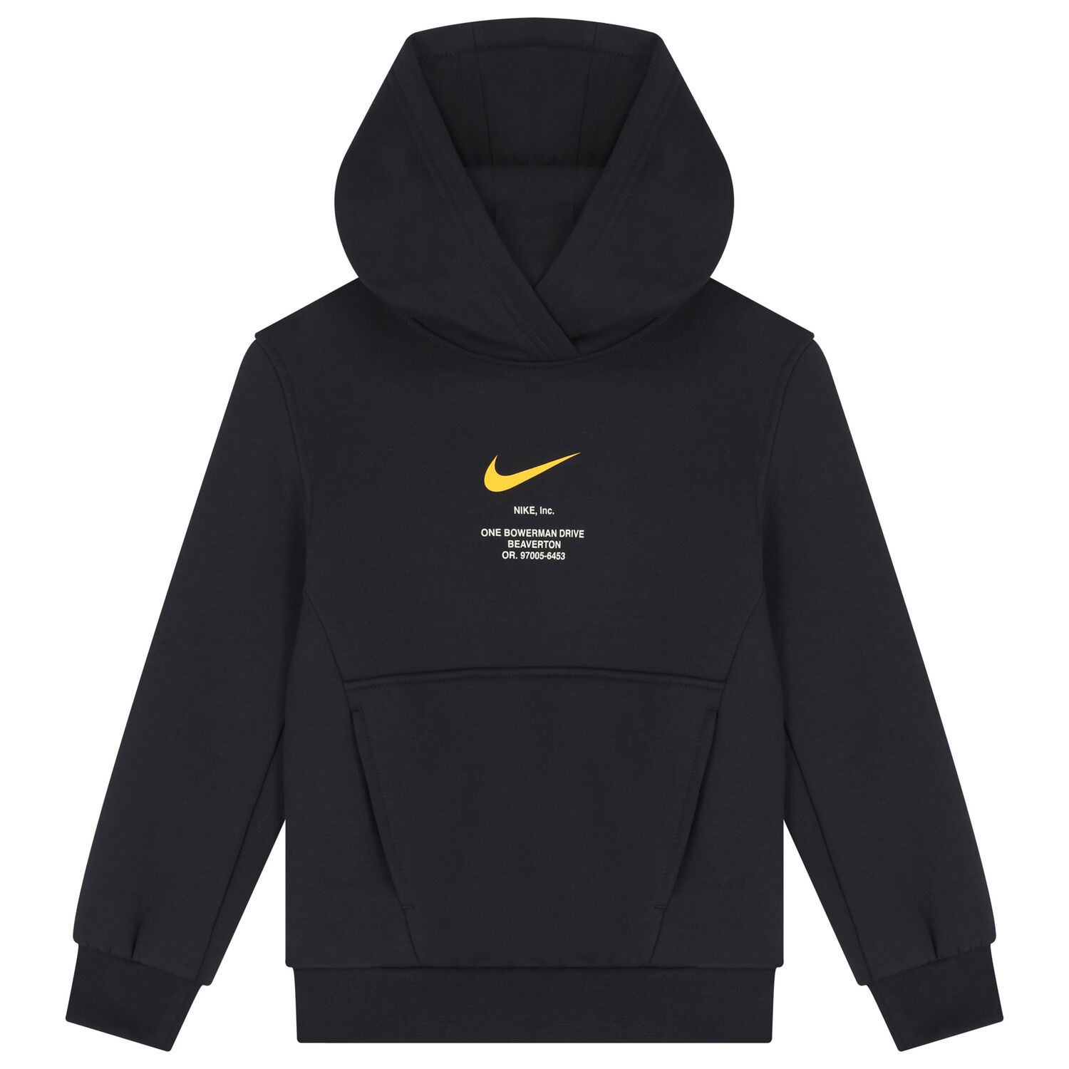 توب هودي أولاد بالشعار باللون الكحلى , 1, hi-res