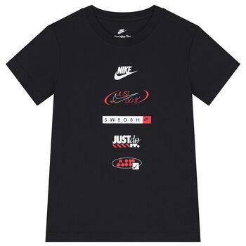 Black Air Max Logo T-Shirt
