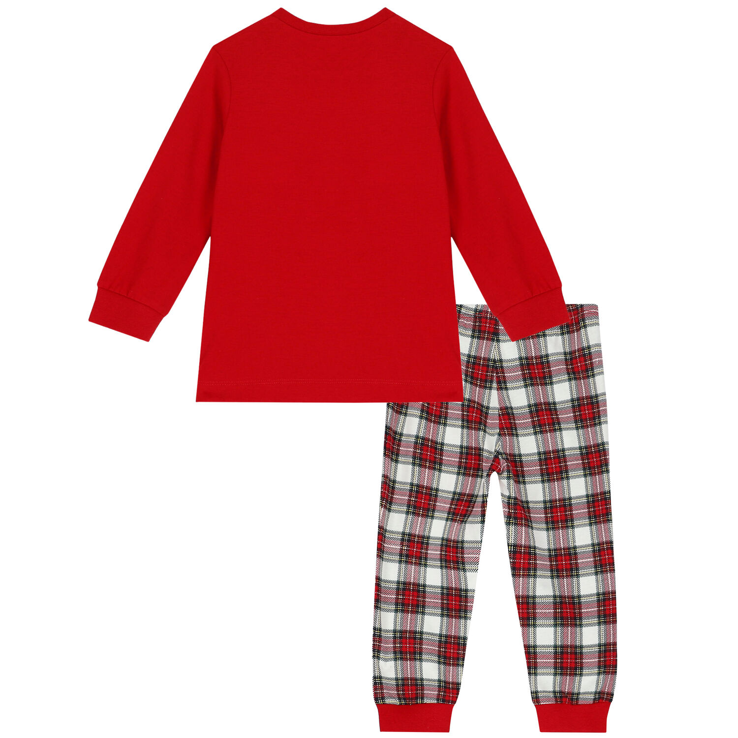 Younger Girls Red & White Pyjamas, 1, hi-res image number null