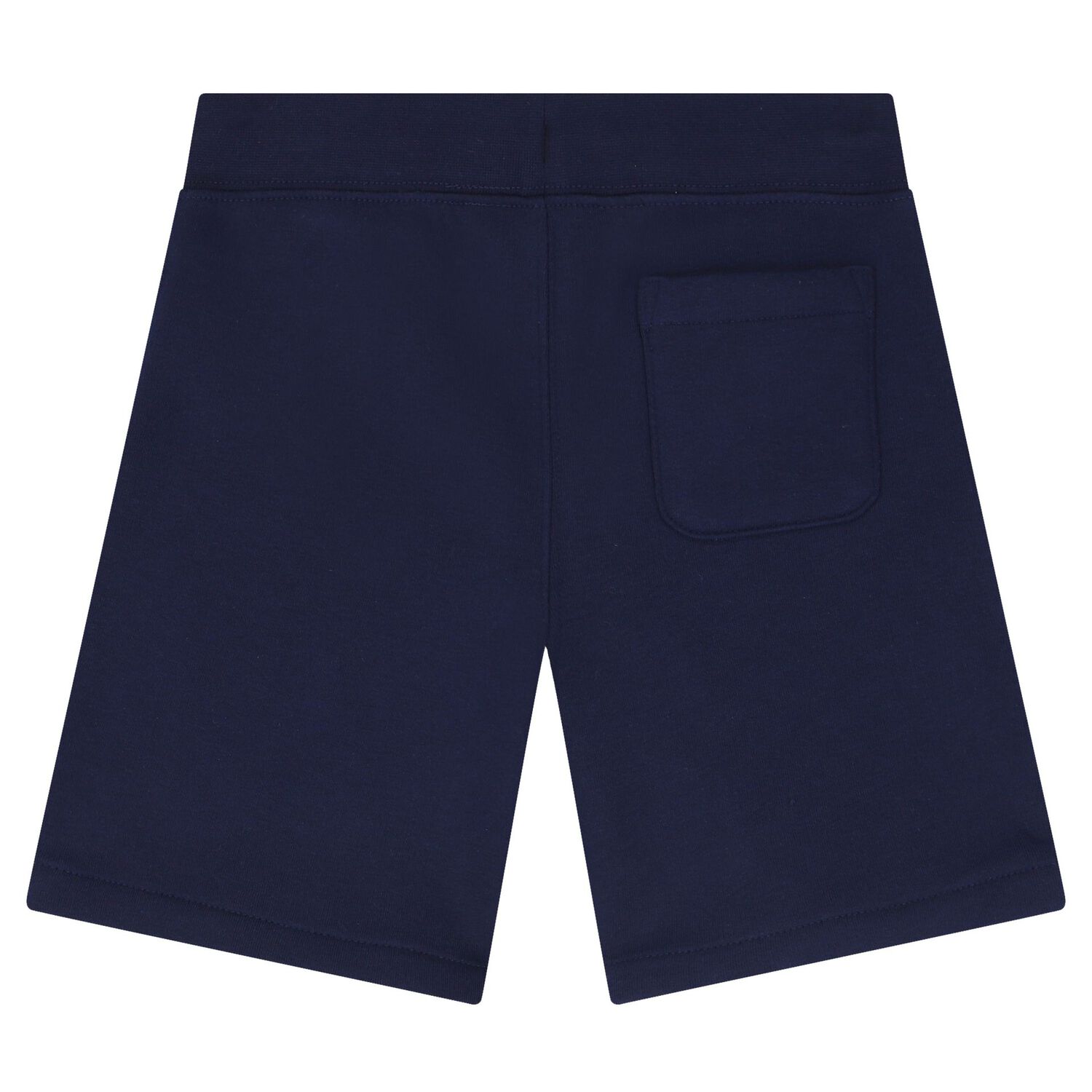 Boys Navy Logo Shorts, 1, hi-res