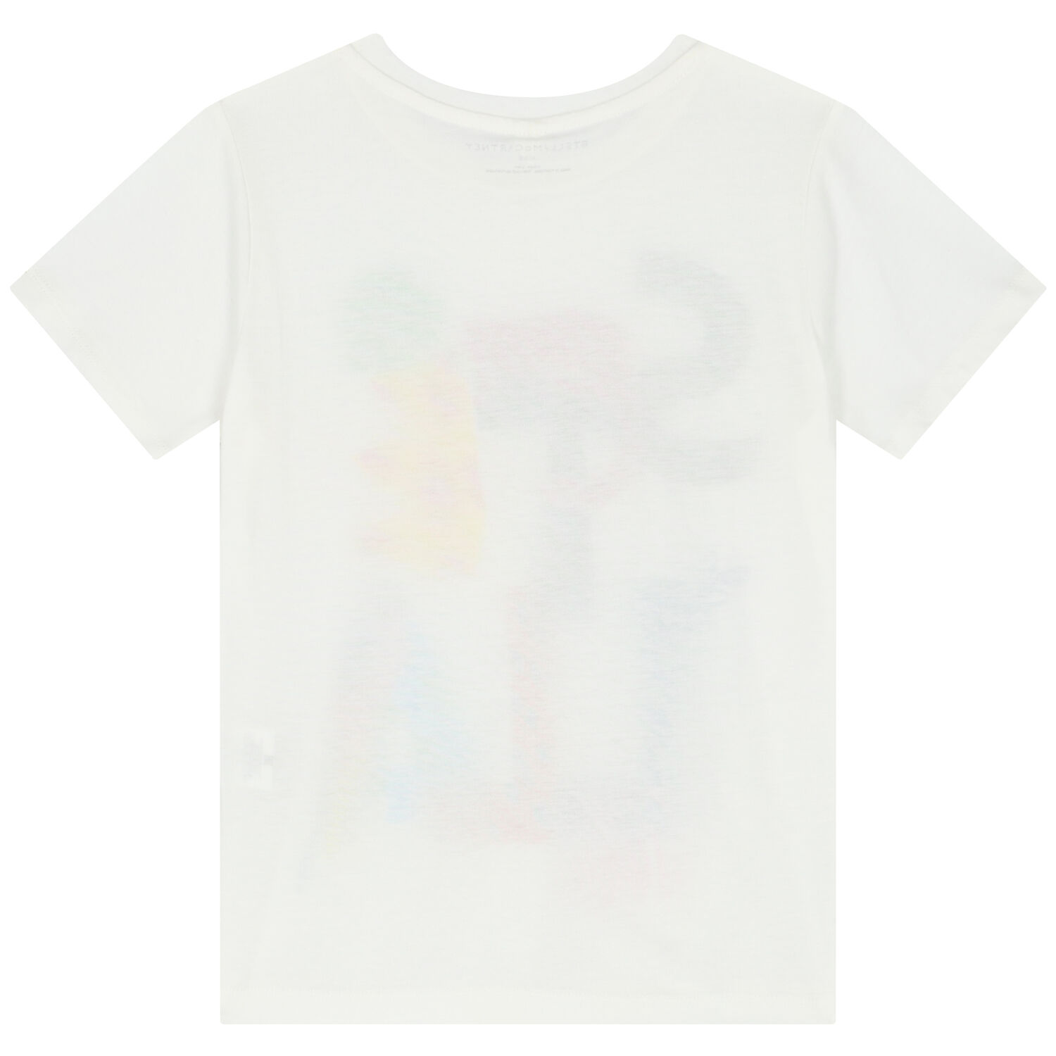 تيشيرت بالشعار باللون العاجى للبنات, 1, hi-res