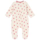 Baby Girls Ivory & Pink Babygrows ( 2-Pack ), 1, hi-res