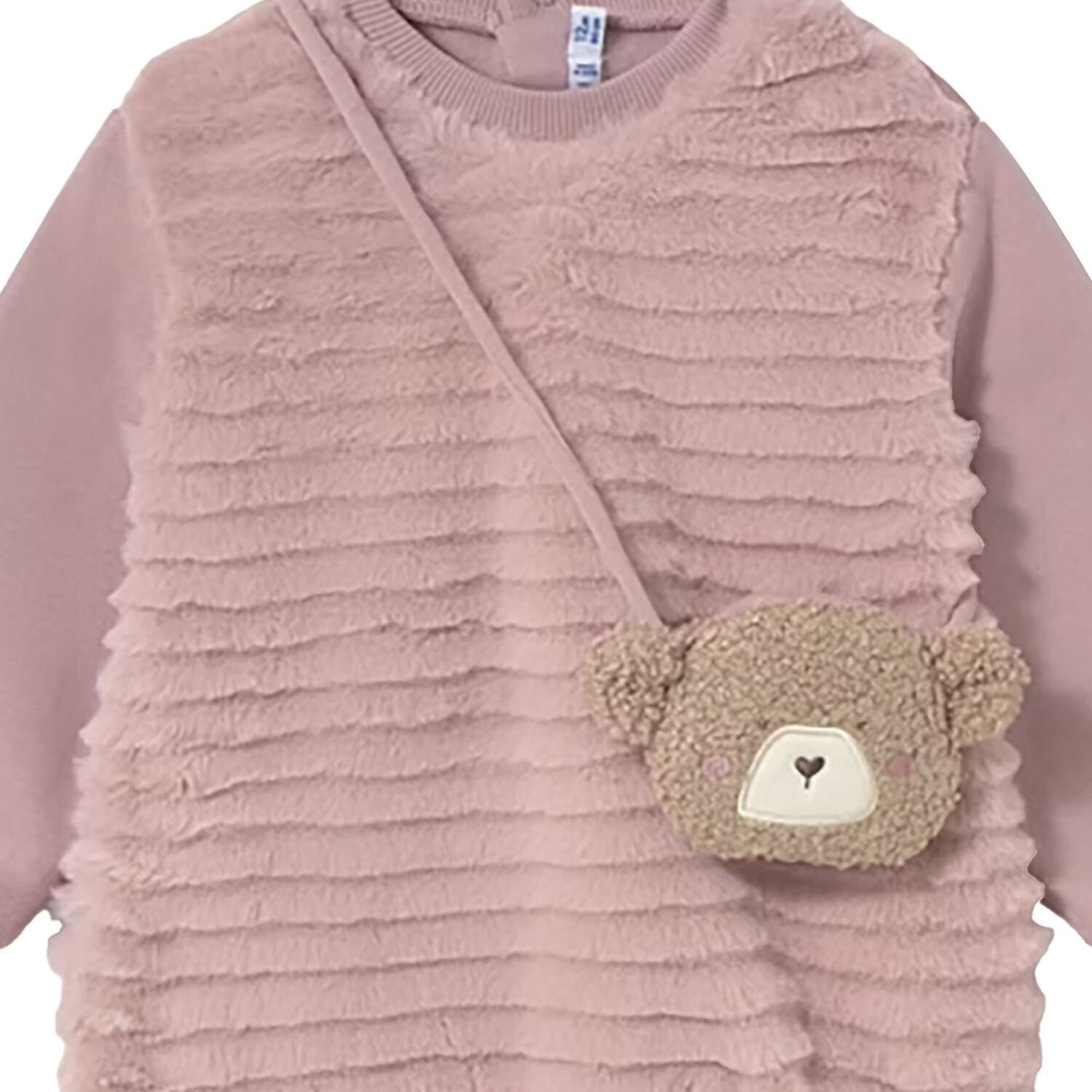 مجموعة فستان وردي للفتيات الصغيرات, 3, hi-res