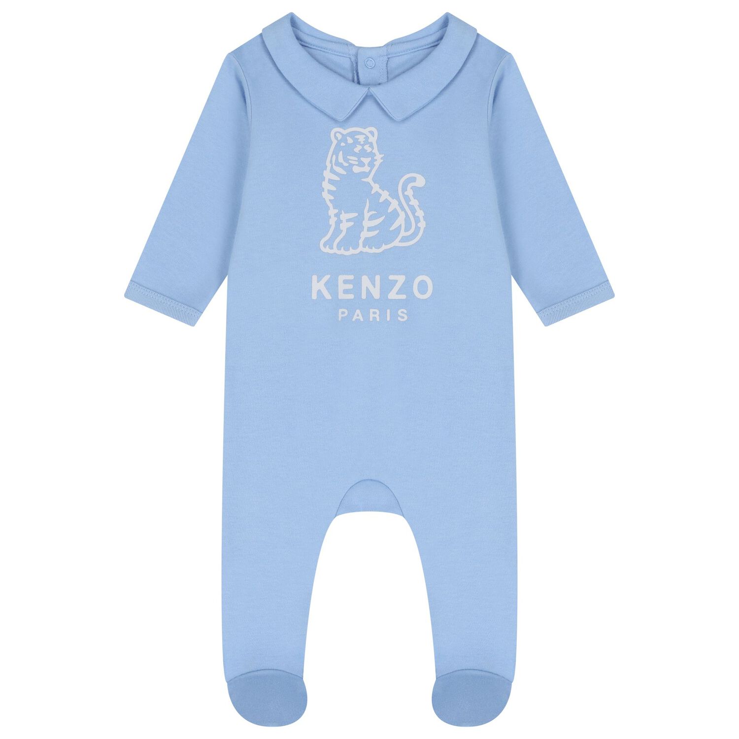 Blue Tiger Logo Babygrows ( 2 Pack ) , 2, hi-res