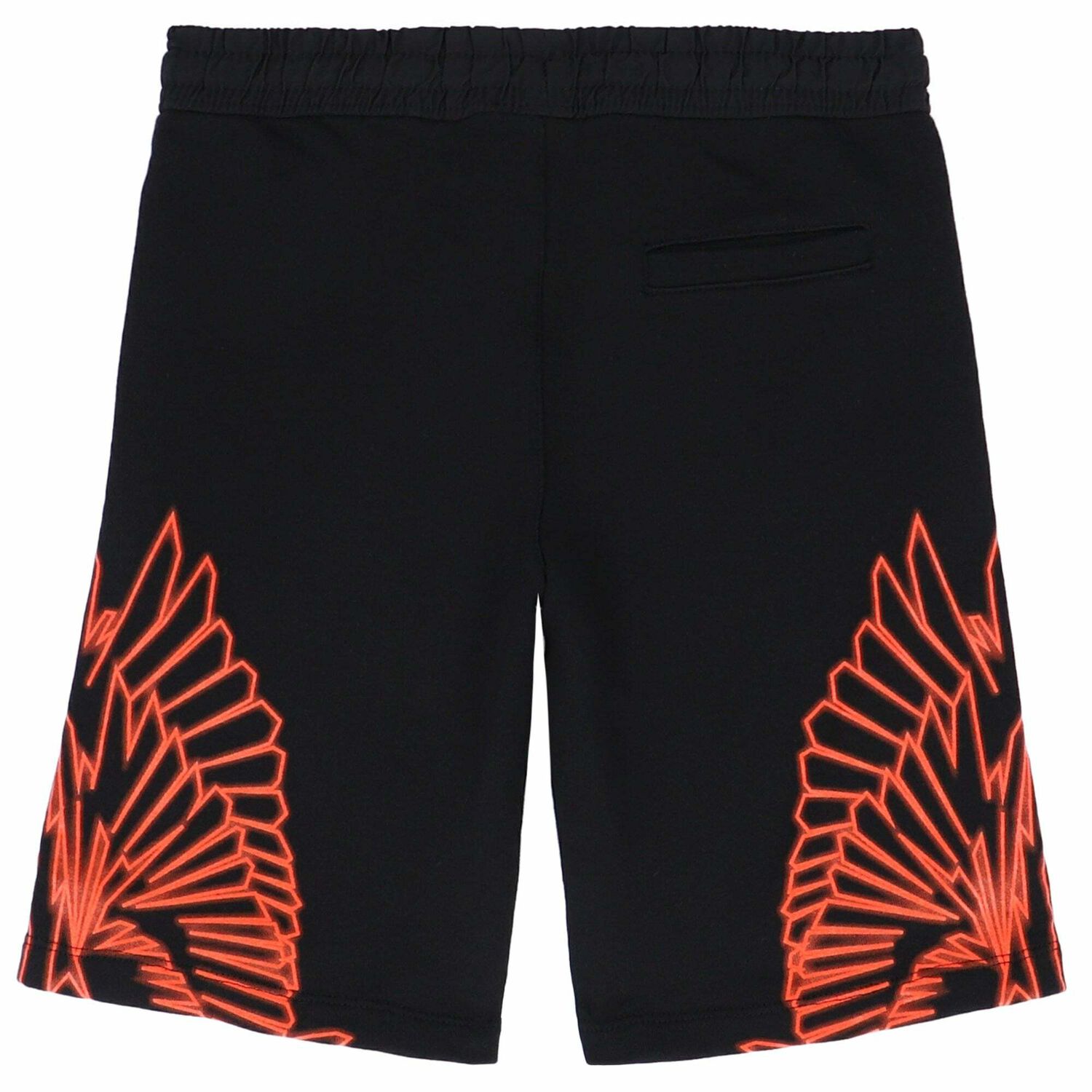 Boys Black Printed Shorts, 1, hi-res image number null
