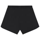 Girls Black Shorts, 2, hi-res