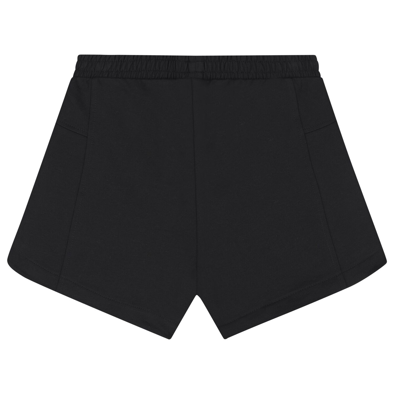 Girls Black Shorts, 2, hi-res