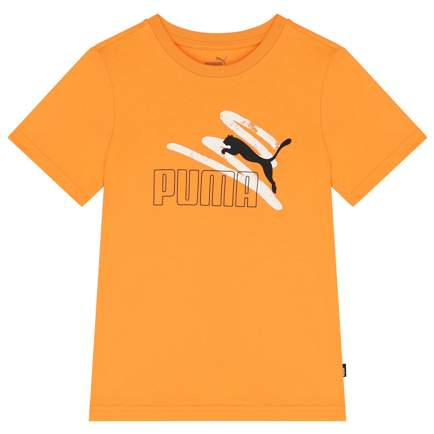 Boys Orange Logo T-Shirt, 2, hi-res