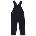 Baby Boys Navy & Ivory Dungaree Set, 1, hi-res