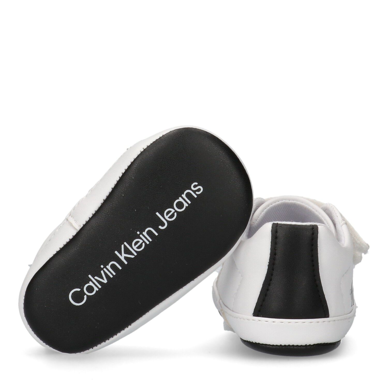 حذاء أبيض لمرحلة ما قبل المشي للأطفال بشعار, 1, hi-res