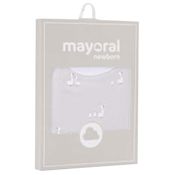 White & Grey Baby Bibs ( 2-Pack )