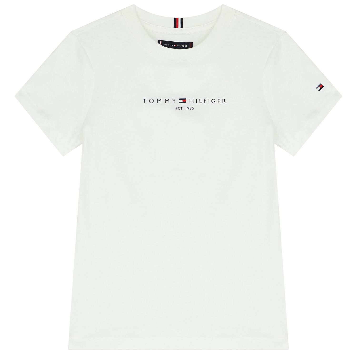 Boys White & Red Logo Shorts Set, 3, hi-res