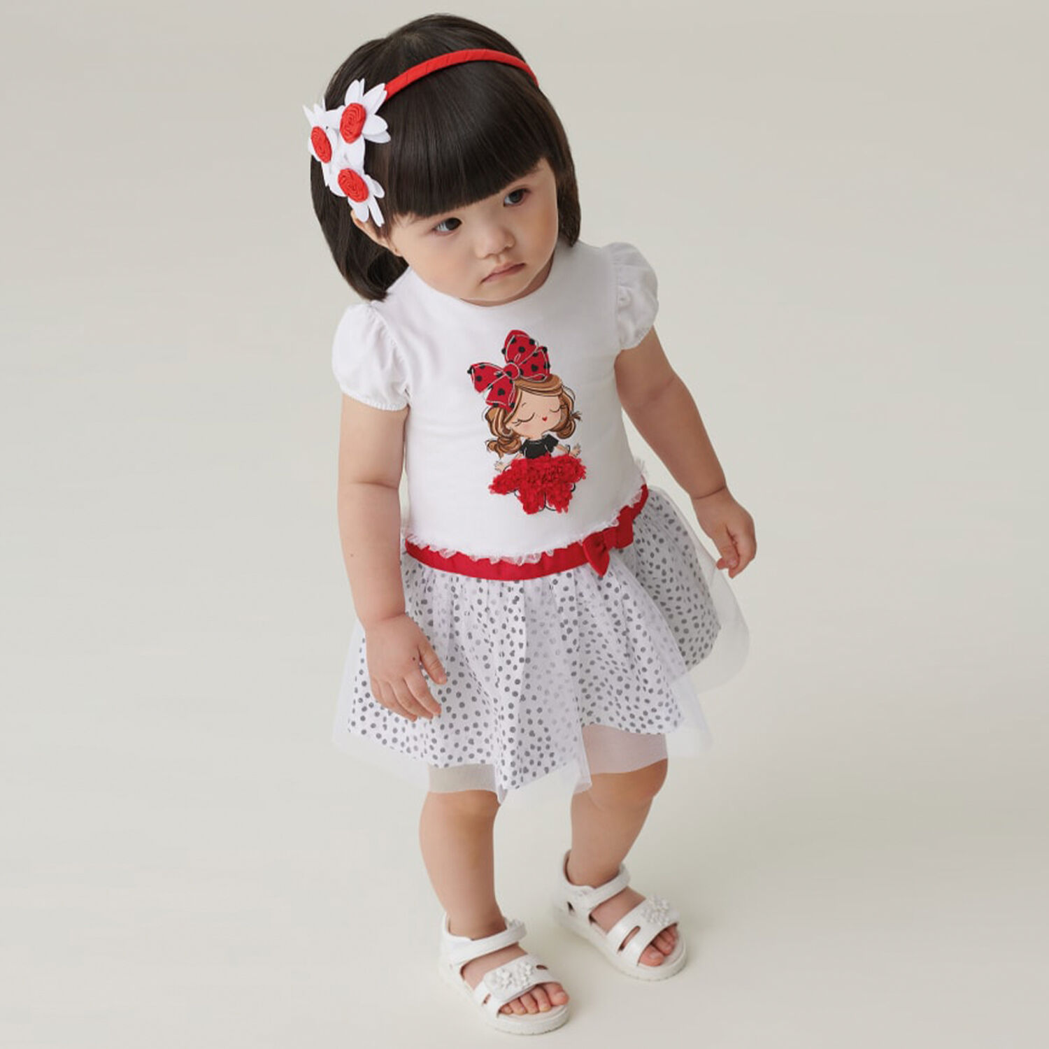 فستان باللون الأبيض, 1, hi-res