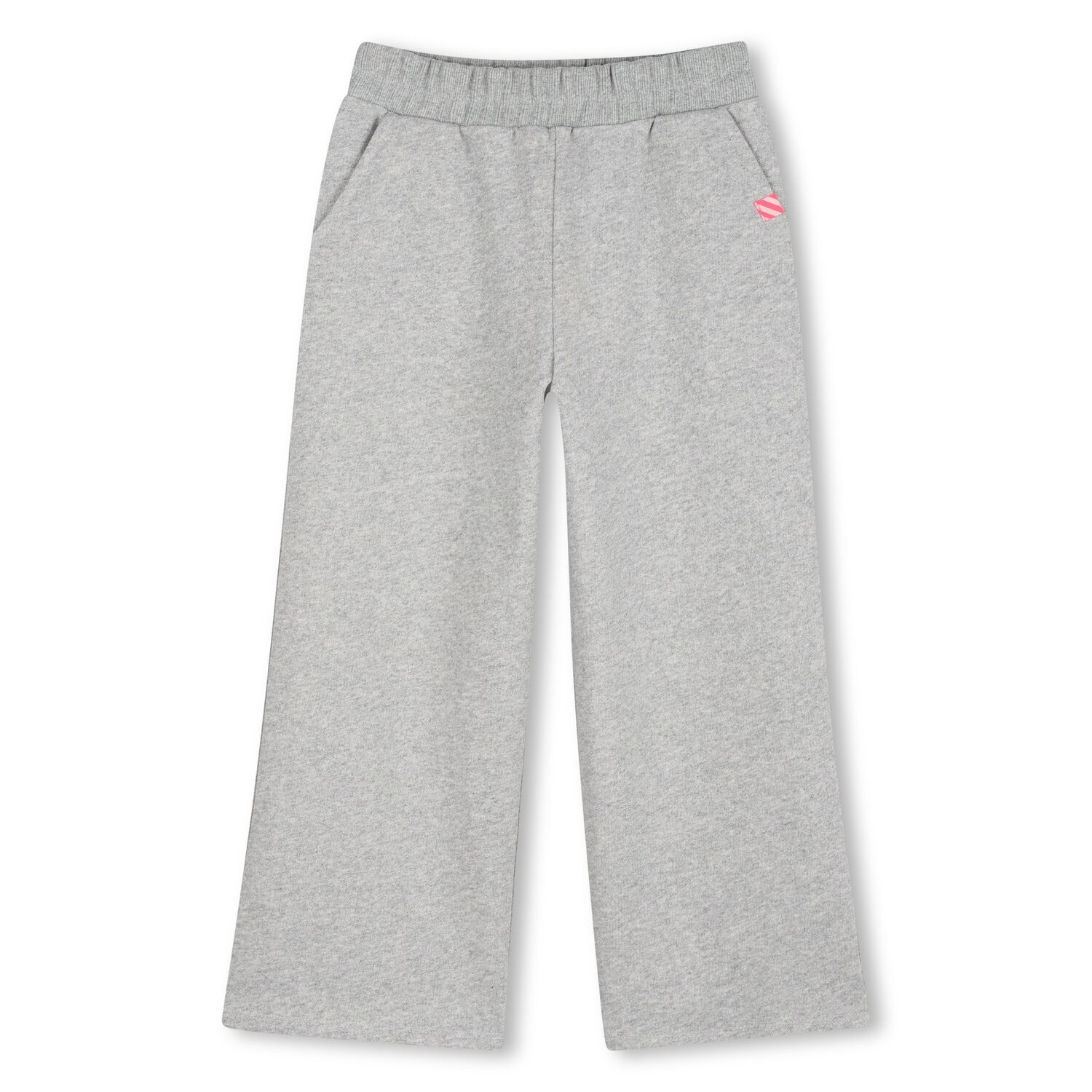 Girls Grey Wide Leg Joggers, 1, hi-res