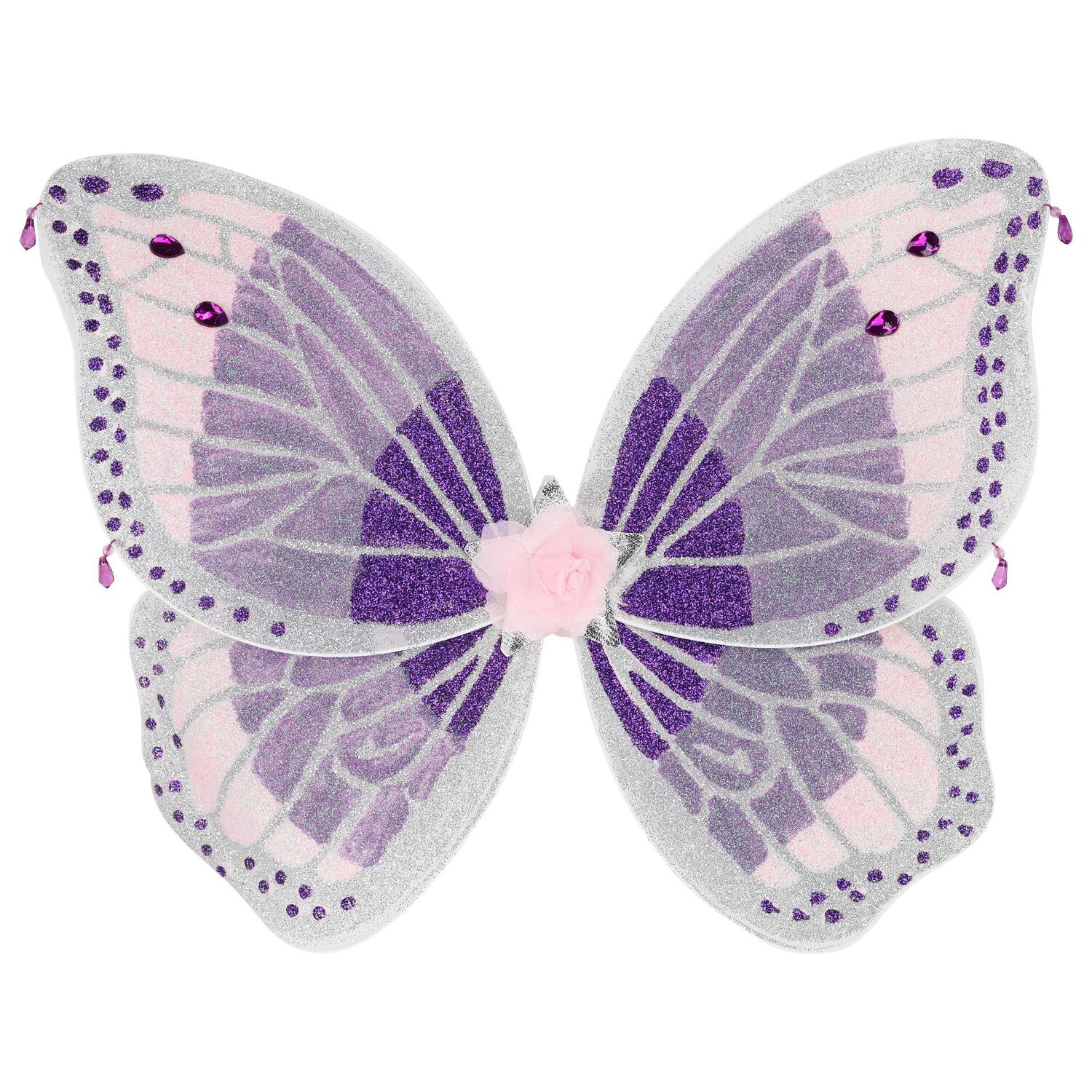 Girls Purple Wings & Wand Set, 1, hi-res image number null