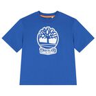 Boys Blue Logo T-Shirt, 6, hi-res