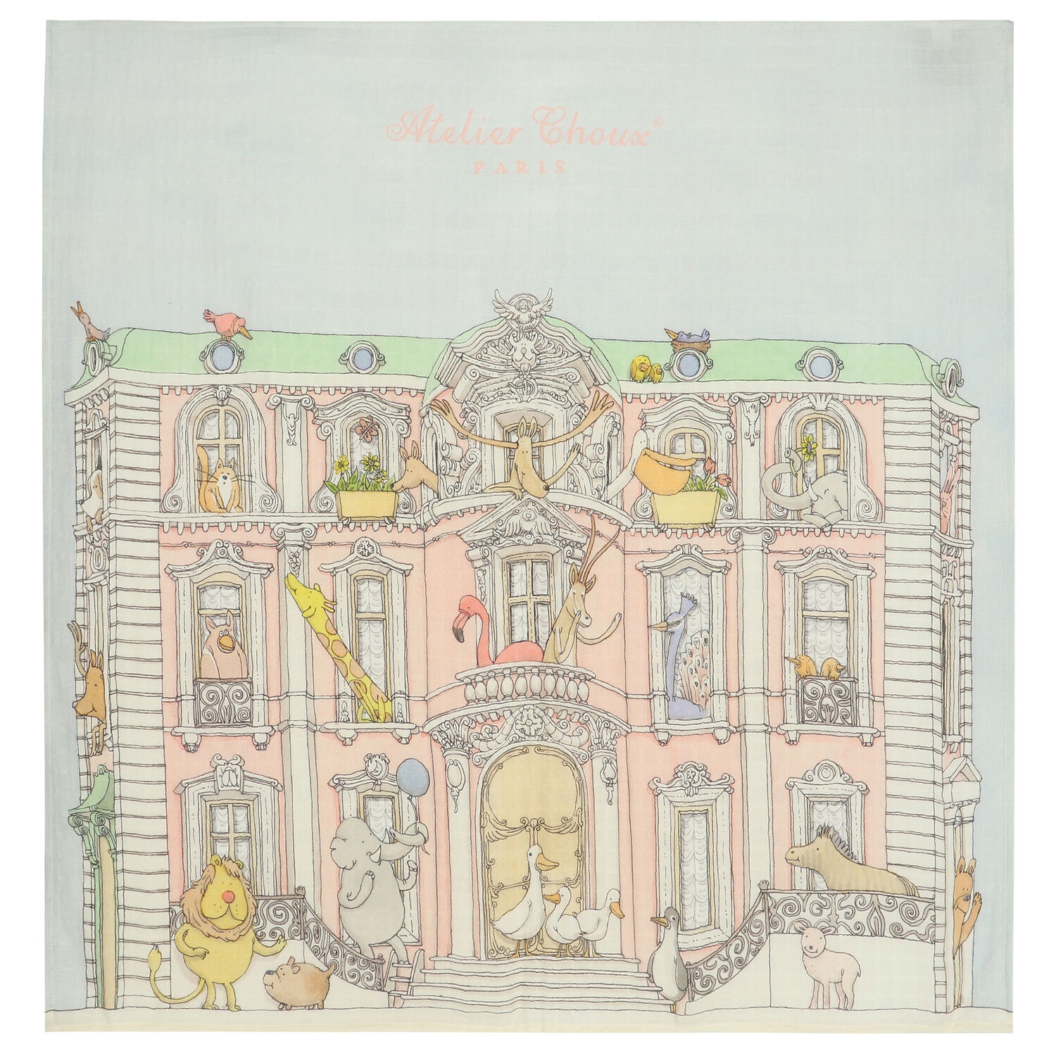 بطانية قماط باللون الأزرق والوردي للأطفال , 1, hi-res image number null