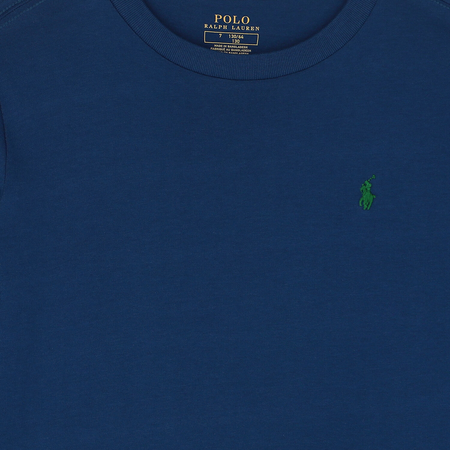 Boys Blue Logo Long Sleeve Top, 1, hi-res