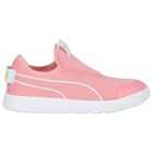 Girls Pink Courtflex v3 Slip On Trainers, 1, hi-res
