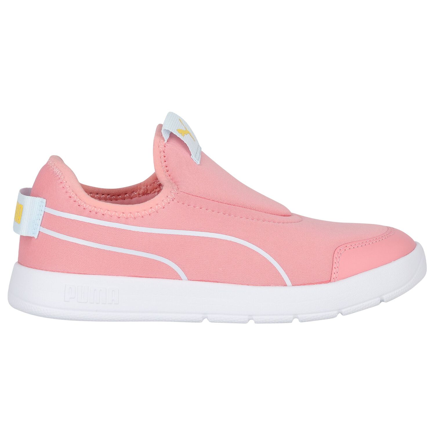 Girls Pink Courtflex v3 Slip On Trainers, 1, hi-res image number null