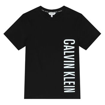 Boys Black Logo T-Shirt