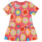 Younger Girls Pink Sun Dress, 1, hi-res