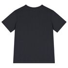 تي شيرت أولاد باللون الرمادي بطبعة أحذية التزلج, 1, hi-res