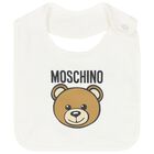 Ivory Teddy Bear Logo Babygrow Gift Set, 1, hi-res