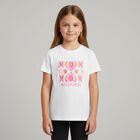 Girls White & Pink Logo T-Shirt, 1, hi-res