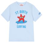 Boys Blue Starfish Logo T-Shirt, 1, hi-res