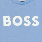 تيشيرت بالشعار باللون الأزرق للأولاد, 1, hi-res