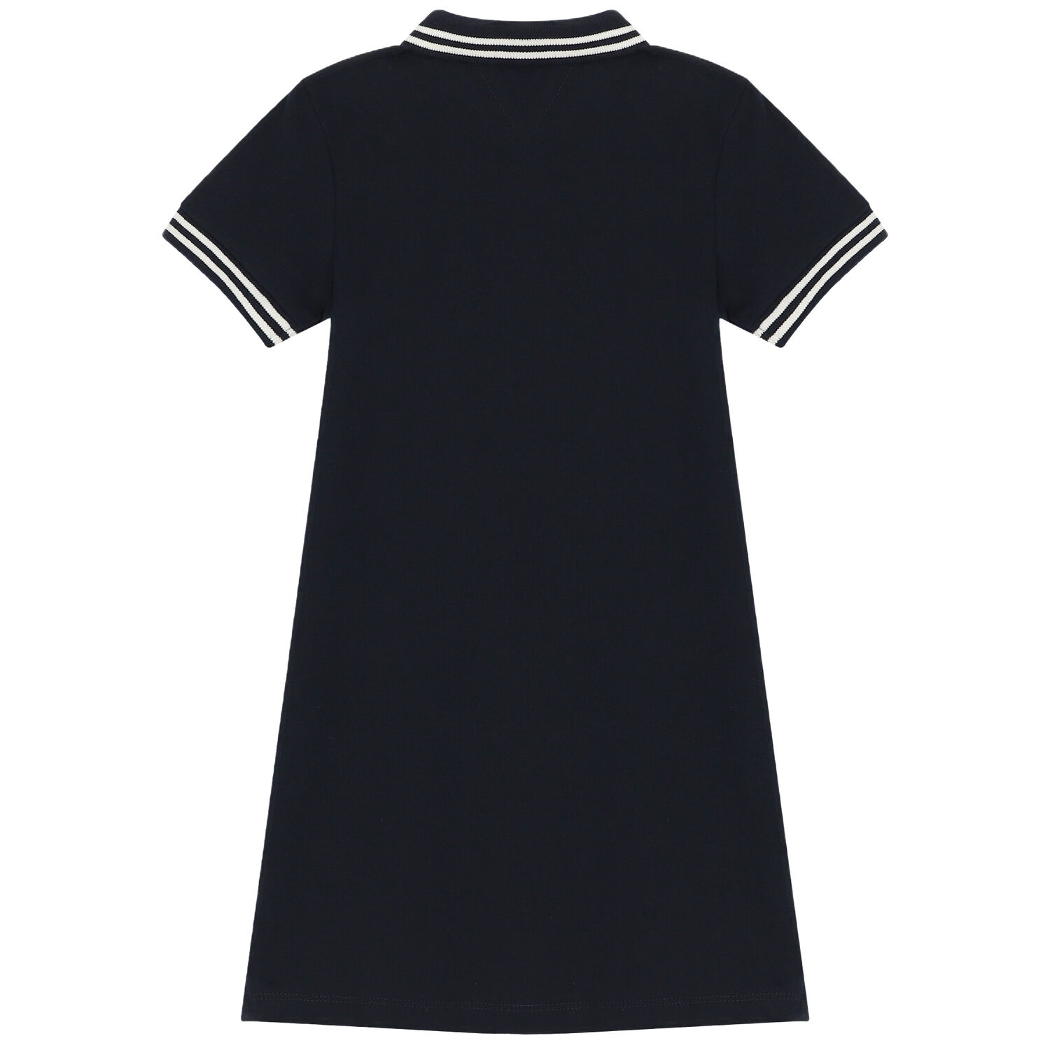 Girls Navy Blue Logo Polo Dress, 1, hi-res