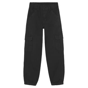 Boys Grey Cargo Trousers