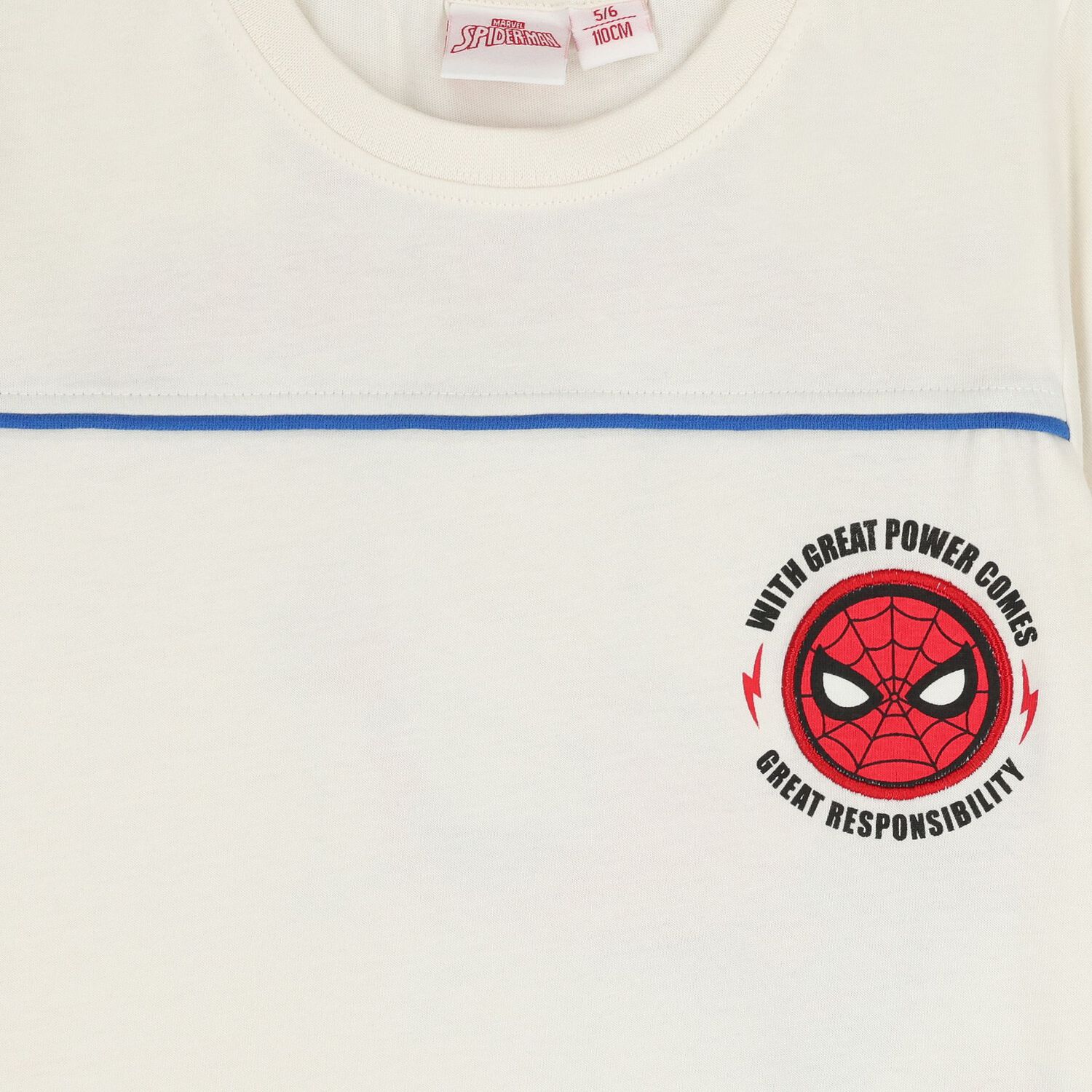 Boys Ivory Spider Man Marvel T-Shirt, 1, hi-res