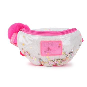 Girls Pink Sequin Belt Bag