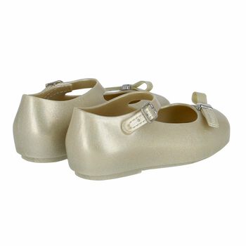Younger Girls Ivory Jelly Shoes