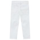 Boys Ivory Trousers, 4, hi-res