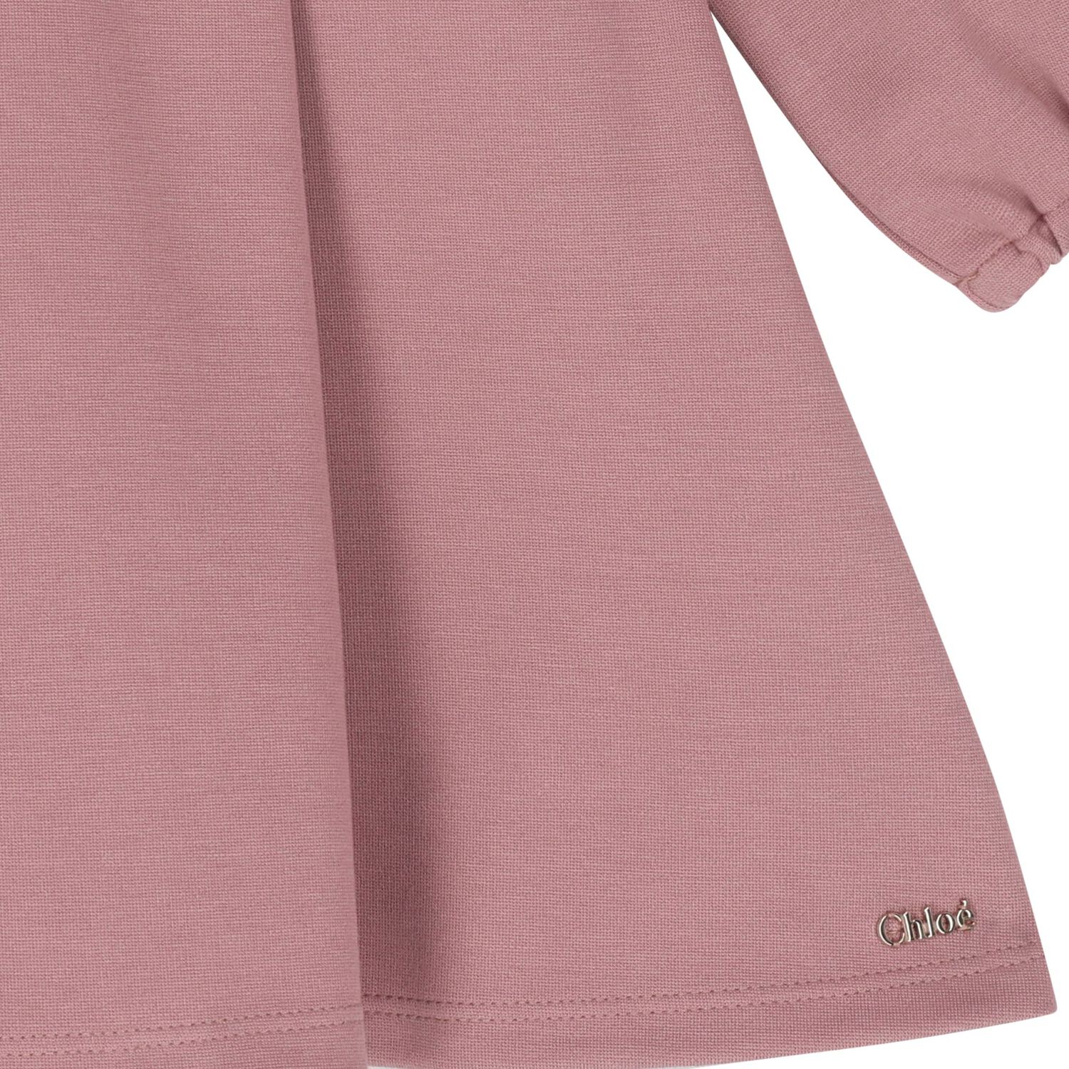 Younger Girls Pink Ruffled Dress, 1, hi-res