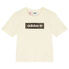 Girls Beige Logo Shorts Set, 1, hi-res