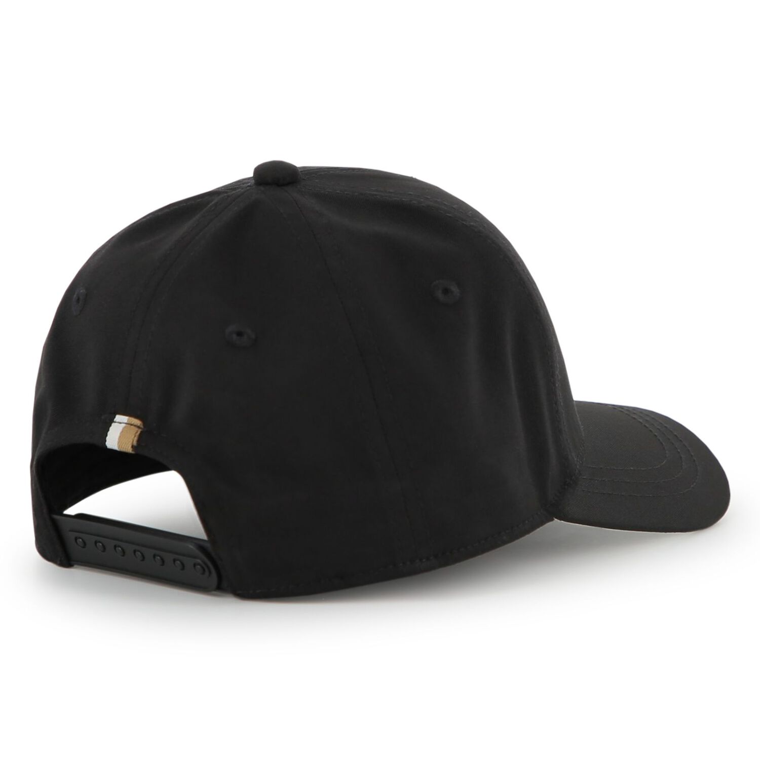 Boys Black Logo Cap, 1, hi-res
