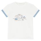 طقم شورت اولاد باللون الابيض والازرق ( 2 قطعه), 1, hi-res